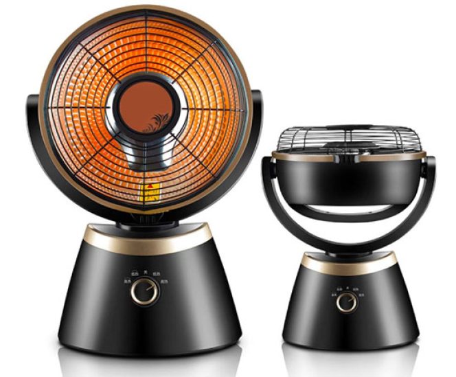 Small Ultraquiet Heater with Fan