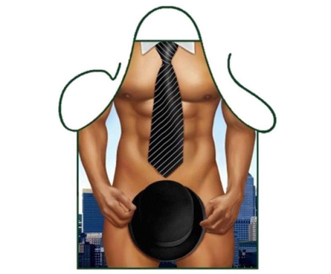 Naked Business Man Apron