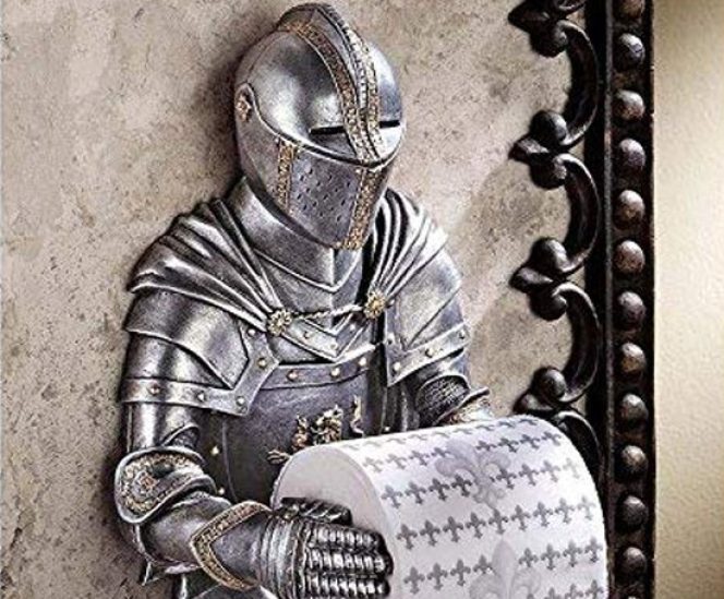 Knight Toilet Paper Holder