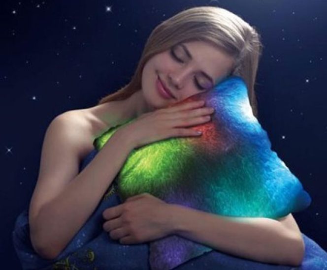 Mood Colour Changing Pillow (10 LED, 7 Moods)