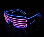 Neon LED Shutter Glasses