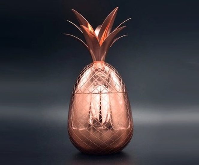 Pineapple Cocktail Mule (500ml, Stainless Steel & Copper )