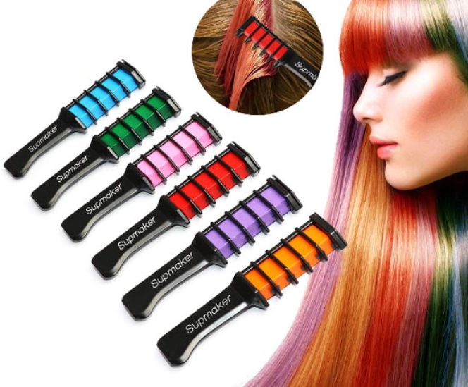 Temporary Hair Chalks Colour Set